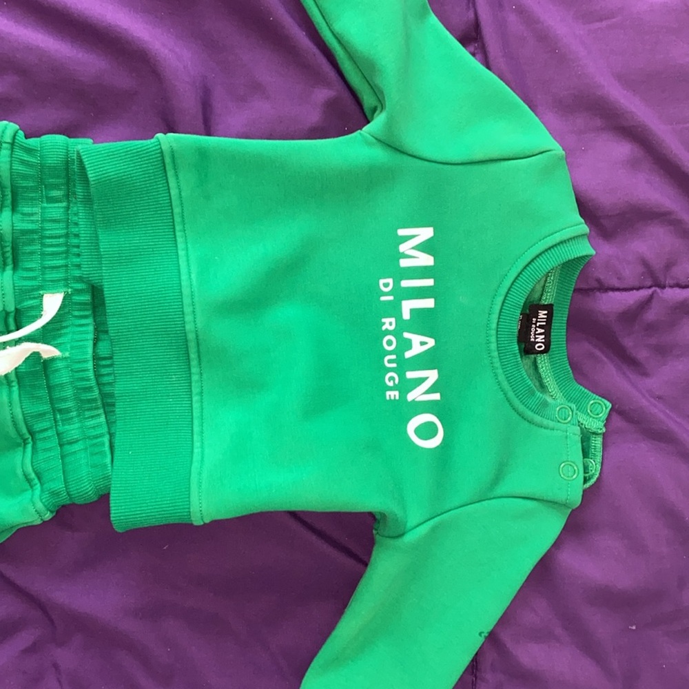 MILANO DI ROUGE baby sweatshirt and sweatpants